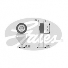 T36068 GATES Паразитный / ведущий ролик, поликлиновой ремень