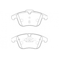 WBP24123A WAGNER LOCKHEED Комплект тормозных колодок, дисковый тормоз
