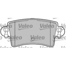 597347 VALEO Комплект тормозных колодок, дисковый тормоз