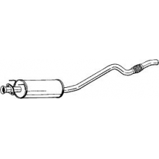 282-433 BOSAL Средний глушитель выхлопных газов
