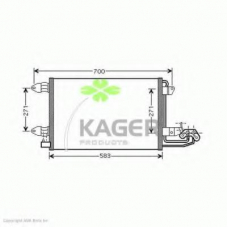 94-5406 KAGER Конденсатор, кондиционер