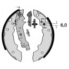 S 68 512 BREMBO Комплект тормозных колодок