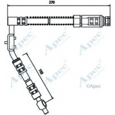 HOS3266 APEC Тормозной шланг