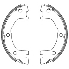 Z4640.00 WOKING Комплект тормозных колодок, стояночная тормозная с