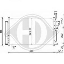 8187001 DIEDERICHS Конденсатор, кондиционер