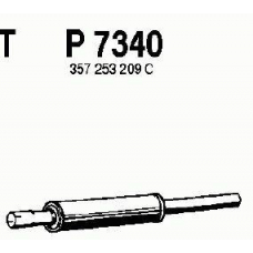 P7340 FENNO Средний глушитель выхлопных газов
