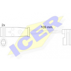 610483 E C ICER Сигнализатор, износ тормозных колодок