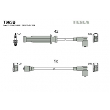 T665B TESLA Комплект проводов зажигания