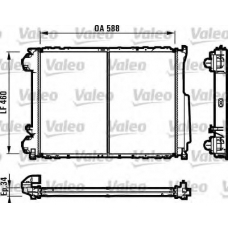 731604 VALEO Радиатор, охлаждение двигателя