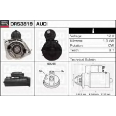 DRS3819 DELCO REMY Стартер