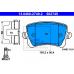 13.0460-2749.2 ATE Комплект тормозных колодок, дисковый тормоз