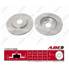 C3X037ABE ABE Тормозной диск