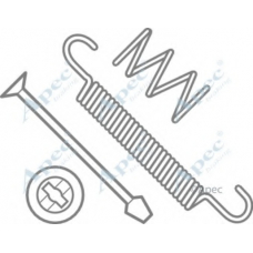 KIT969 APEC Комплектующие, тормозная колодка