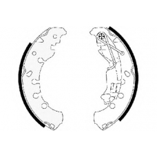 8DB 355 002-961 HELLA Комплект тормозных колодок