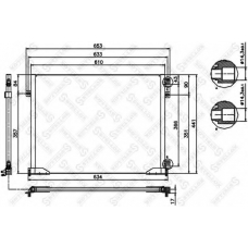 10-45479-SX STELLOX Конденсатор, кондиционер