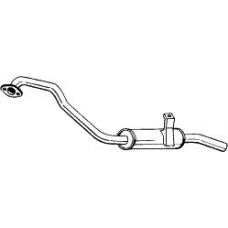 279-417 BOSAL Глушитель выхлопных газов конечный