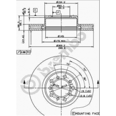 09.4928.10 BREMBO Тормозной диск