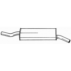15631 SIGAM Глушитель выхлопных газов конечный