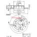 10196 E METZGER Тормозной диск