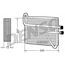 DEV33002 DENSO Испаритель, кондиционер