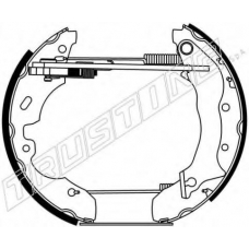 6261 TRUSTING Комплект тормозных колодок