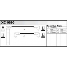 XC1050 QUINTON HAZELL Комплект проводов зажигания