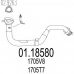 01.18580 MTS Труба выхлопного газа