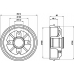 MBD035 MINTEX Тормозной барабан