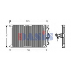 522036N AKS DASIS Конденсатор, кондиционер