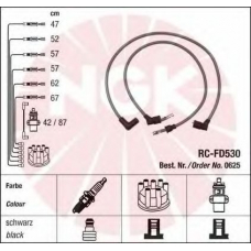 0625 NGK Комплект проводов зажигания