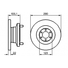 0 986 478 885 BOSCH Тормозной диск