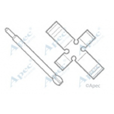 KIT236 APEC Комплектующие, тормозные колодки