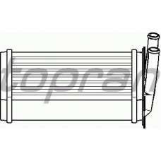 110 180 TOPRAN Теплообменник, отопление салона