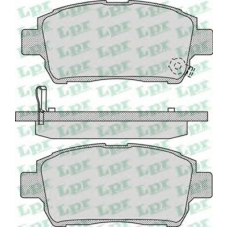 05P1062 LPR Комплект тормозных колодок, дисковый тормоз