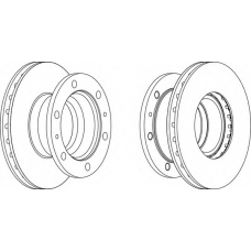 FCR105A FERODO Тормозной диск
