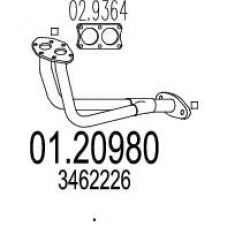 01.20980 MTS Труба выхлопного газа