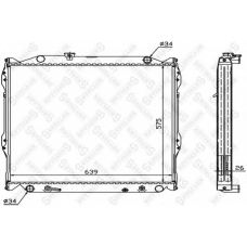 10-25384-SX STELLOX Радиатор, охлаждение двигателя