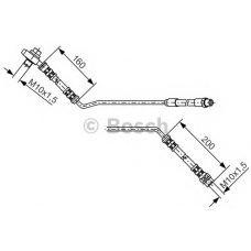 1 987 476 055 BOSCH Тормозной шланг