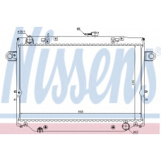 64817 NISSENS Радиатор, охлаждение двигателя
