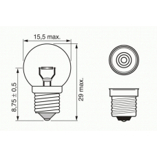 1 987 302 602 BOSCH Лампа накаливания