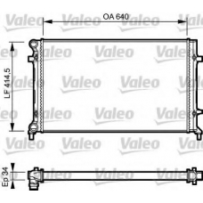 734335 VALEO Радиатор, охлаждение двигателя