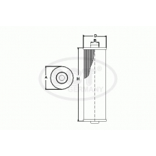 SC 7051 P SCT Топливный фильтр