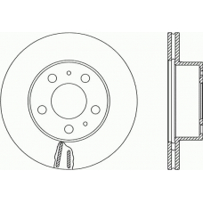 BDR1601.20 OPEN PARTS Тормозной диск