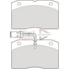 CBP1437 COMLINE Комплект тормозных колодок, дисковый тормоз