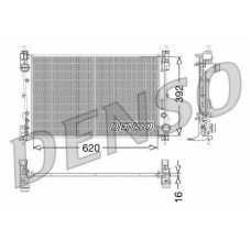 DRM09115 DENSO Радиатор, охлаждение двигателя