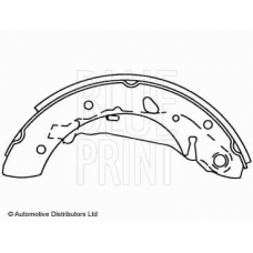 ADT34147 BLUE PRINT Комплект тормозных колодок