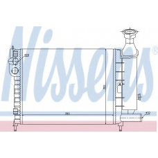 61372 NISSENS Радиатор, охлаждение двигателя