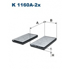 K1160A-2X FILTRON Фильтр, воздух во внутренном пространстве