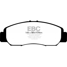 DP1669 EBC Brakes Колодки тормозные