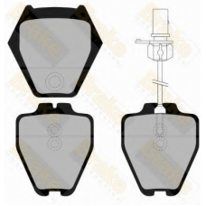 PA1329 BRAKE ENGINEERING Комплект тормозных колодок, дисковый тормоз